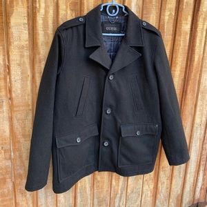 GUESS wool blend coat